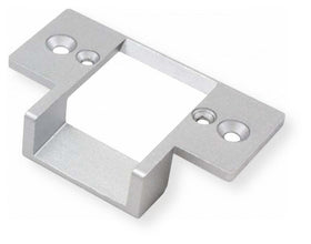 Enforcer Mini No-Cut Strike assembly kit ready for easy installation on doors.
