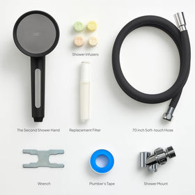 SecondShower all-in-one upgrade kit ideal for apartments and homes.