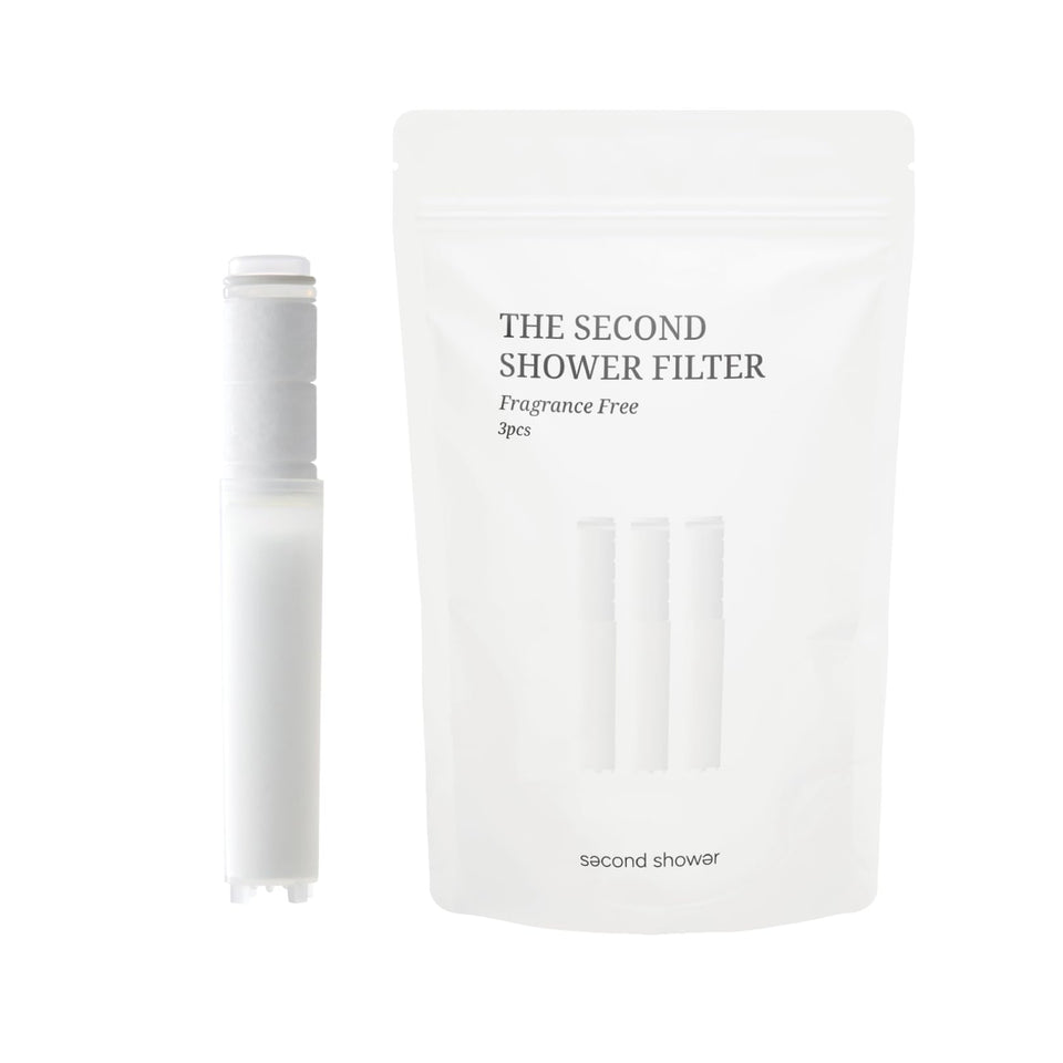 SecondShower filter removes chlorine for healthier skin and hair