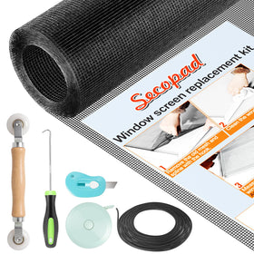 Secopad roller for smooth screen installation ensuring a clean finish