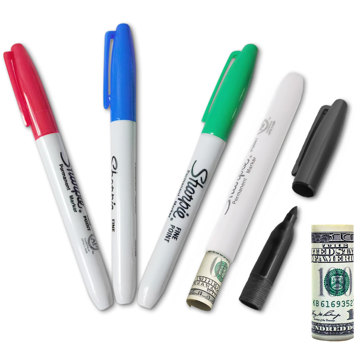 Secret Stash fake pen diversion safe in black with discreet storage for small valuables