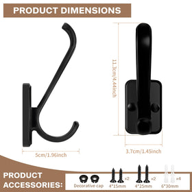 Concealed-screw design delivers a clean, minimal look for SecretHard coat hooks