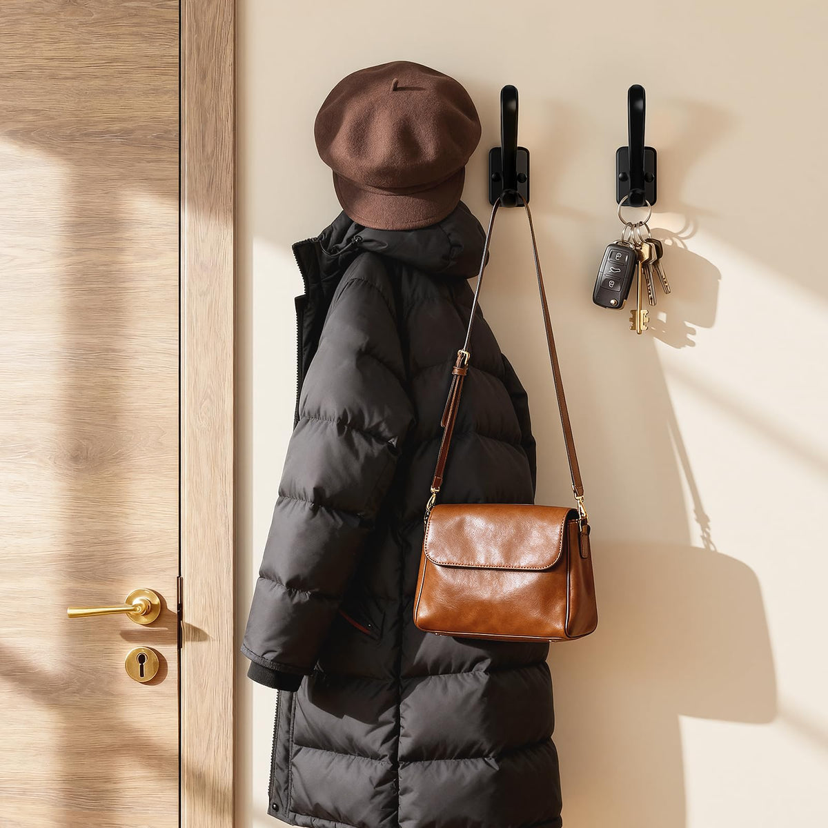 SecretHard coat hooks ideal for towel and coat hanging in any room