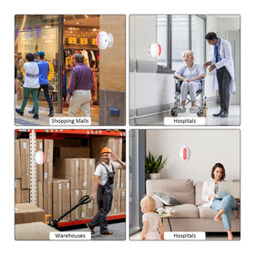 SECRUI 360-degree detection angle covers wider entry zones