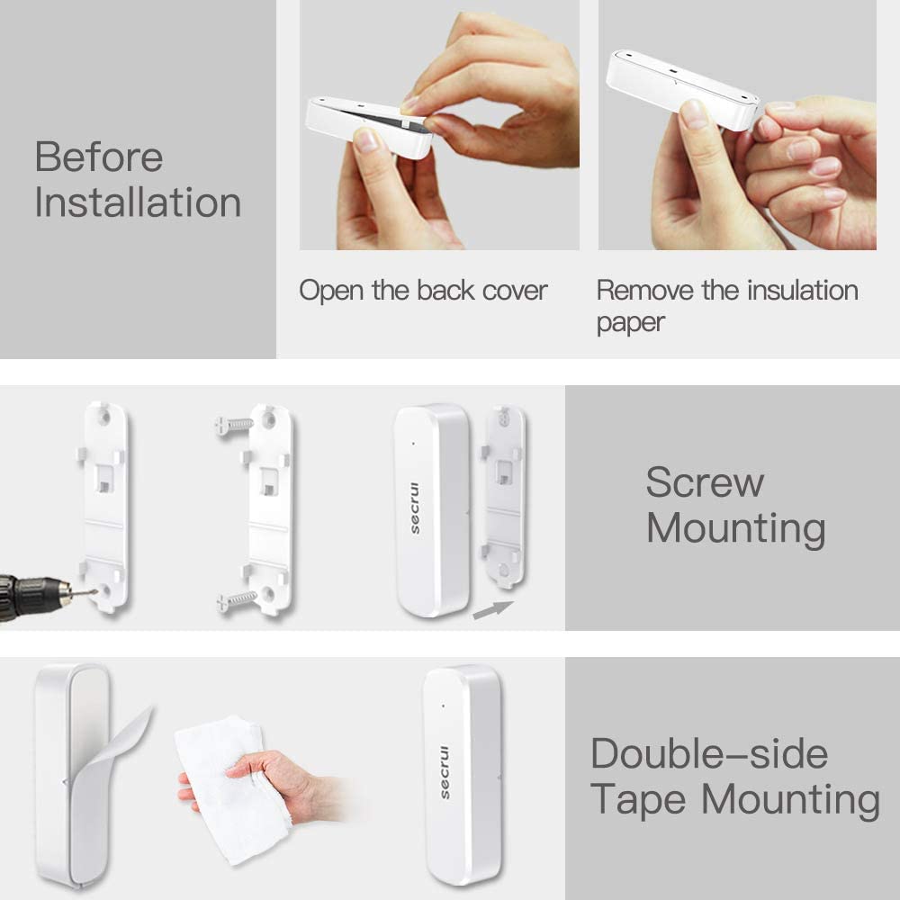 SECRUI 5 volume levels provide adjustable audible alerts