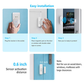 SECRUI 58 chimes offering customizable notifications for various spaces