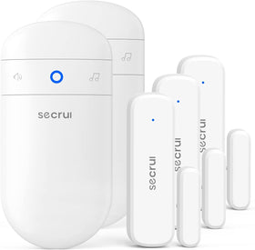 SECRUI door chime package with three sensors for instant entry alerts