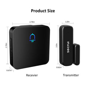SECRUI Door Chime volume control ensures audible alerts in busy spaces