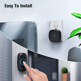 SECRUI doorbell with 300m range for reliable alerts across a large home