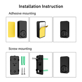 SECRUI doorbell packaging image shows ready-to-install components and instructions.