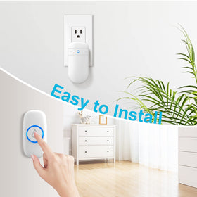SECRUI doorbell receiver units indoors provide clear chimes across rooms