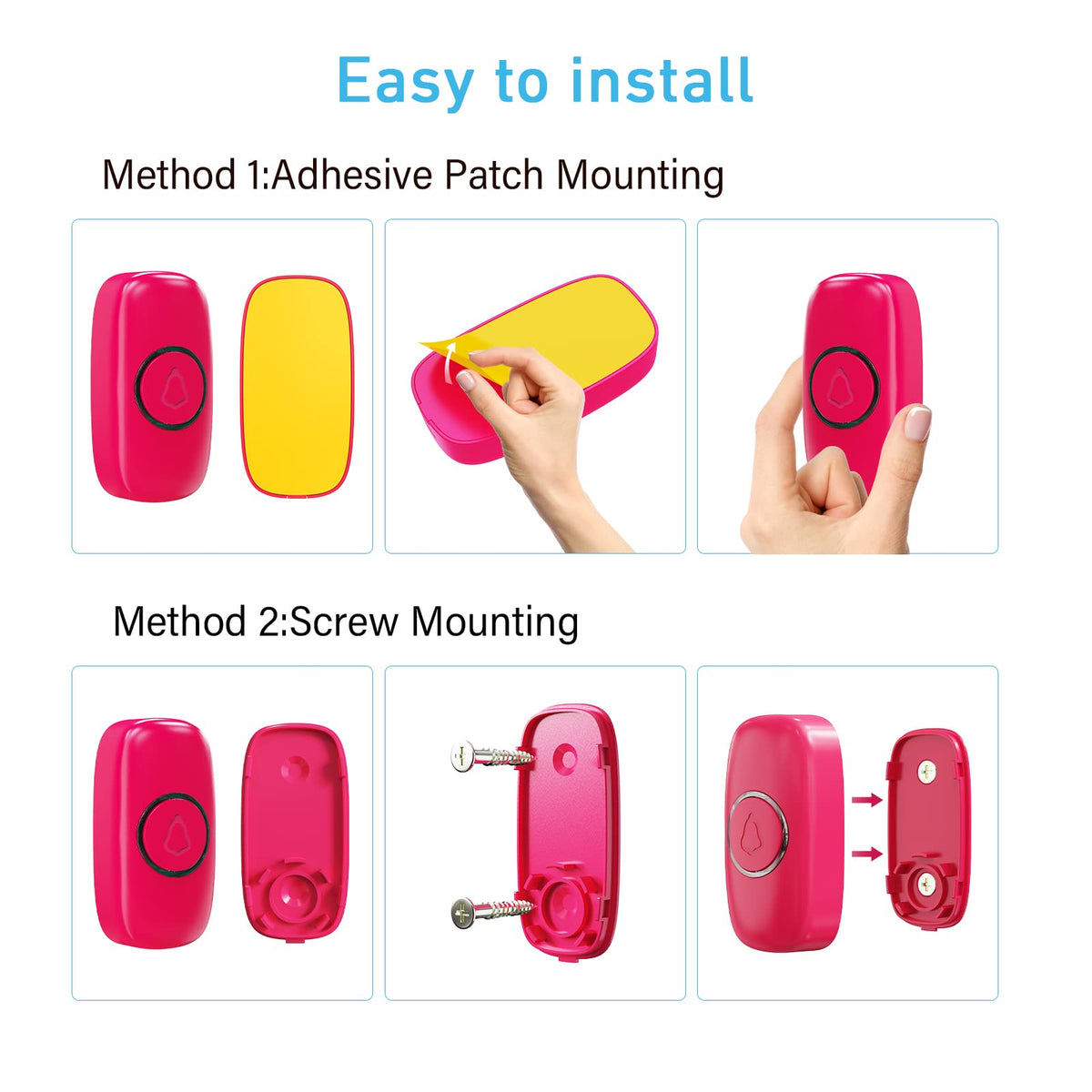 SECRUI doorbell use scenarios classroom and office