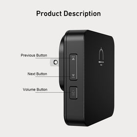 SECRUI doorbell weatherproof-exterior endures rain and wind for year-round use.