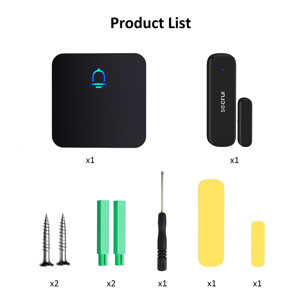 SECRUI versatile setup for home, office, or store environments