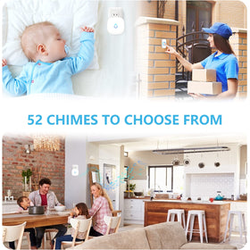SECRUI weatherproof doorbell button withstands wind, rain, and frost