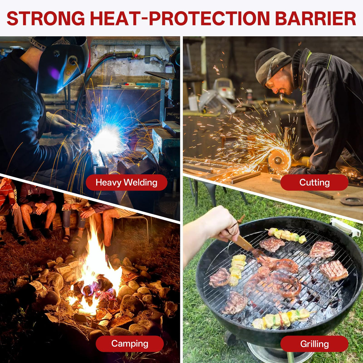 SecuCaptain durable welding blanket designed for outdoor and industrial tasks