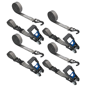 Secure Tite 1-1/2in ratchet strap secures loads in trucks.