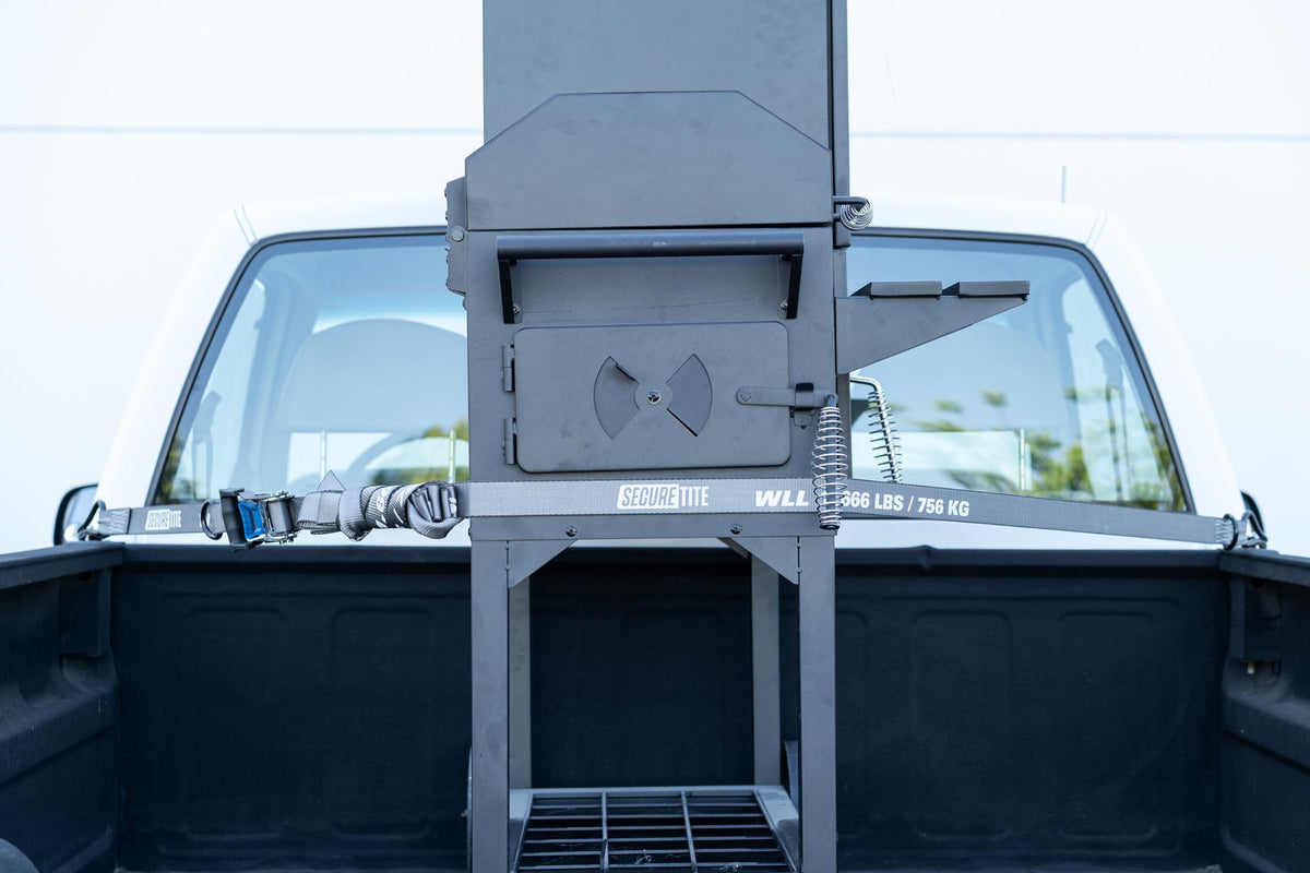 Secure Tite coated double J-hooks protect surfaces during cargo securing.