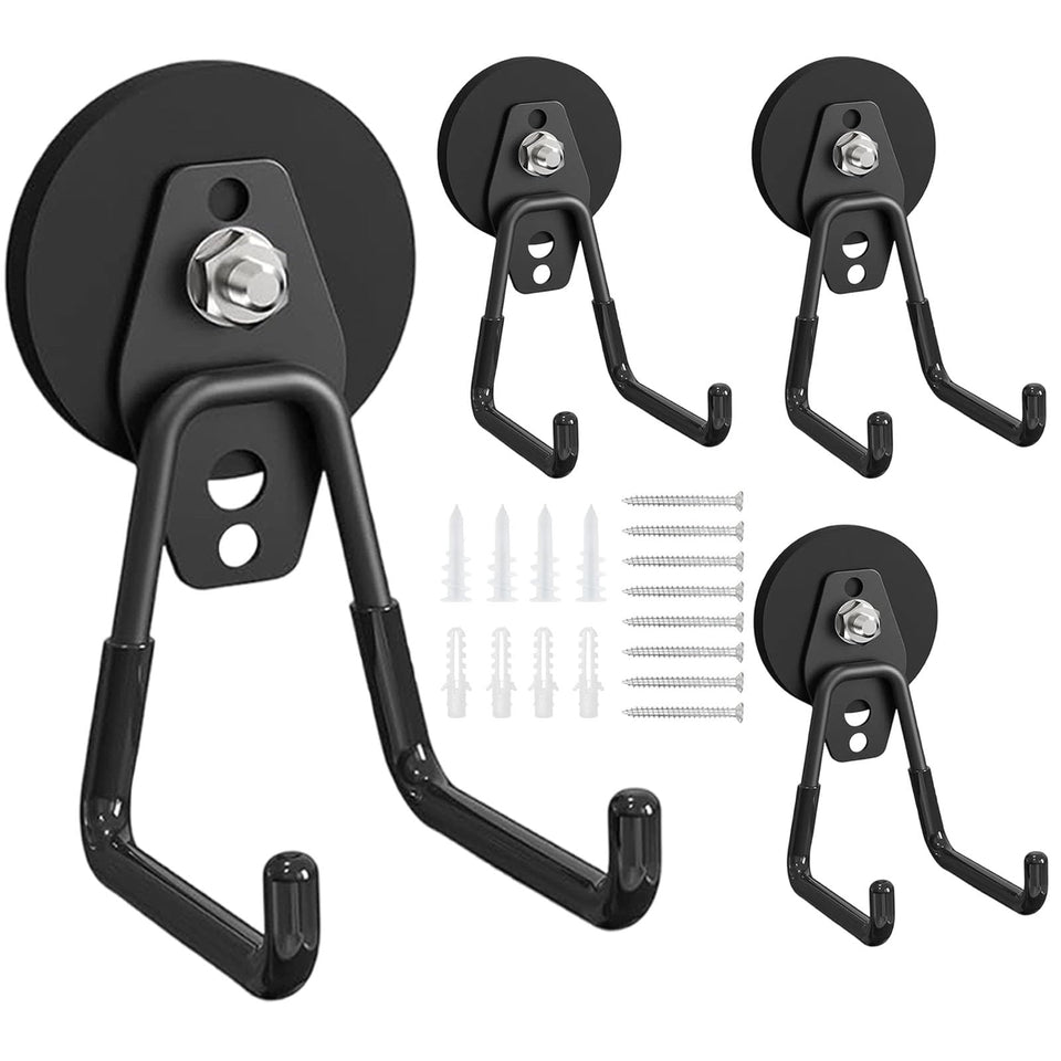 SecureElastic magnetic hooks with 66mm base deliver strong hold on steel surfaces.