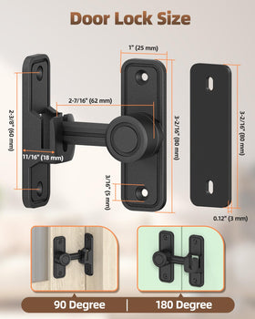 SecureLatch zinc alloy flip latch close-up highlighting durability and rust resistance.
