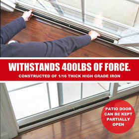 SecurityMan adjustable length range fits various doors with simple tightening.