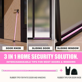 SECURITYMAN door bar hinge cap designed for hinged doors and reliable brace.
