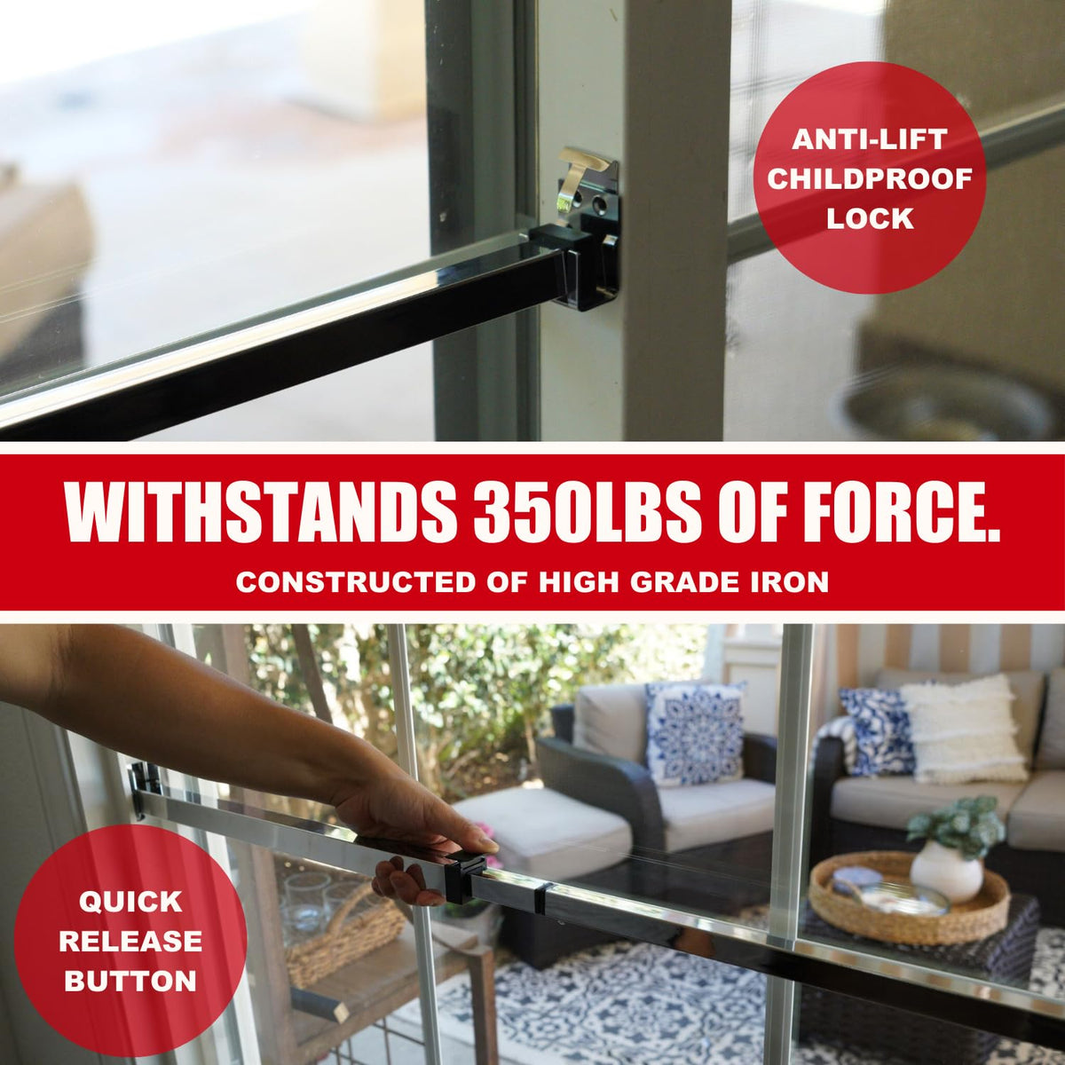 SecurityMan durable end caps reduce wobble for long-lasting reliability.