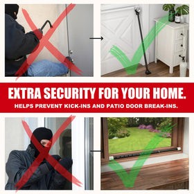 SecurityMan package includes three-part bar and caps for easy setup.
