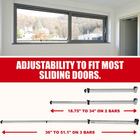 SecurityMan security bar installs quickly into the door frame.