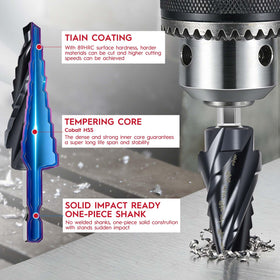 SEDIANAS bit features TiAlN coating that enhances durability during repeated drilling.