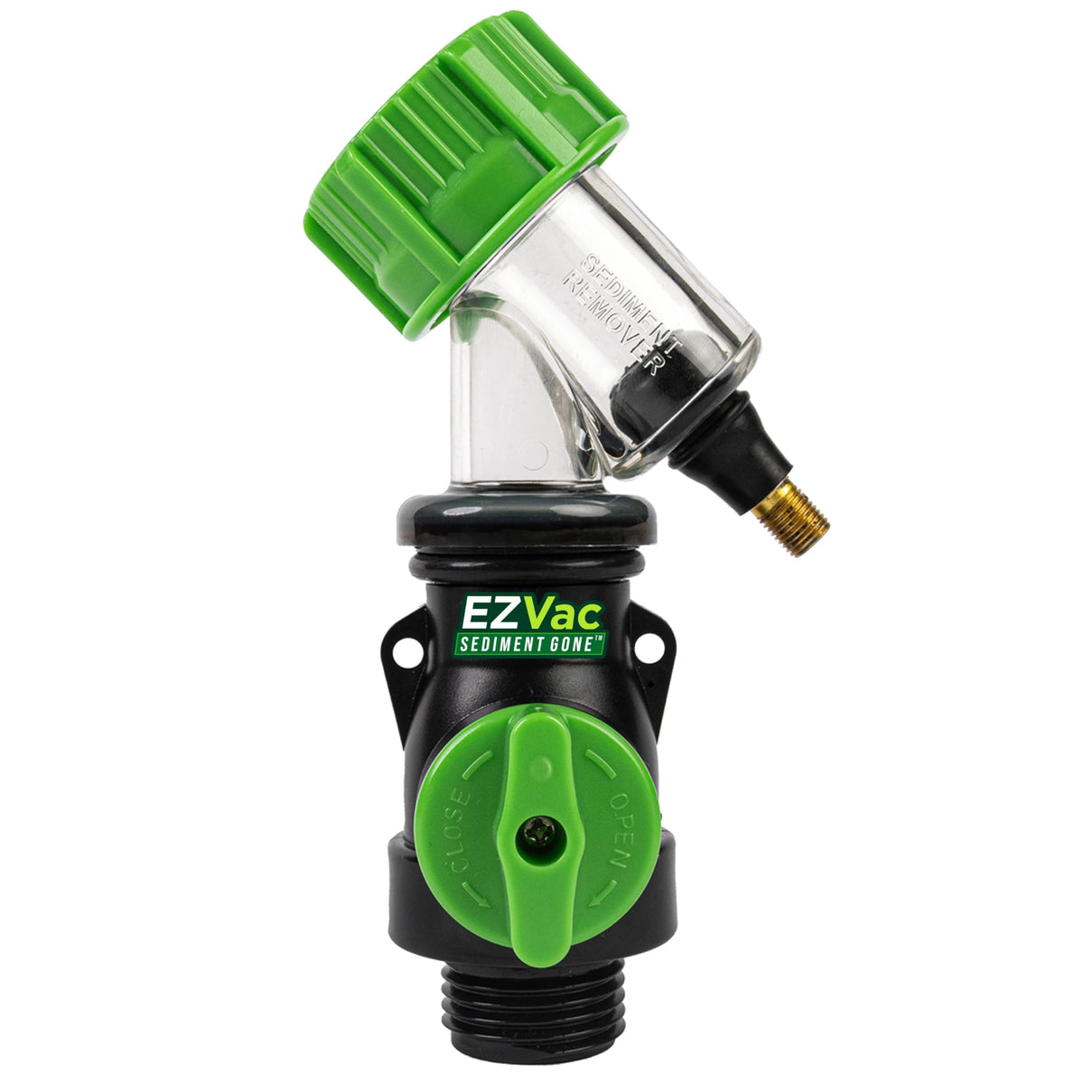 Sediment Gone EZVac packaging-quick-start-guide for DIY users.