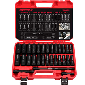 SEDY 29-piece socket set with extension bars for quick repairs