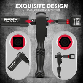 SEDY deep nut drivers with reinforced walls for tough fasteners