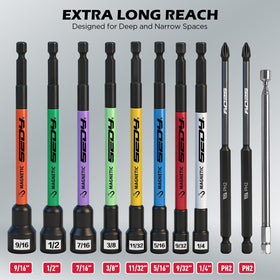 SEDY 6-inch nut driver close-up highlighting extended reach and leverage