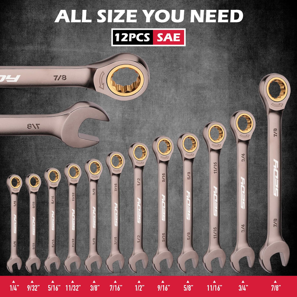 SEDY 72-tooth ratchet gear close-up enables precise tightening