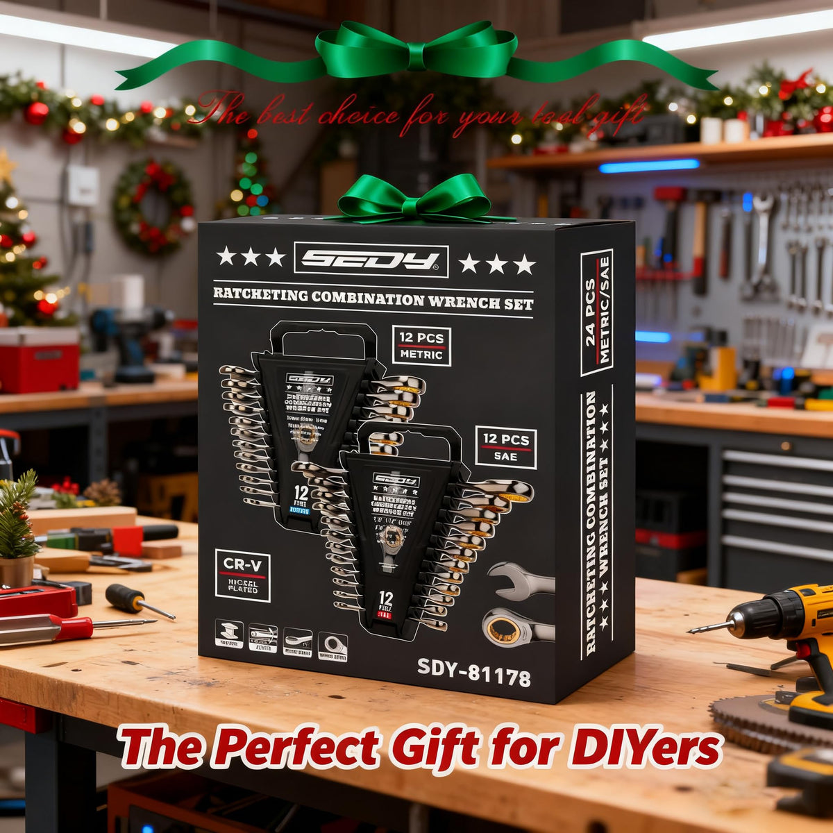 SEDY 24-piece set ideal for automotive and machine repairs