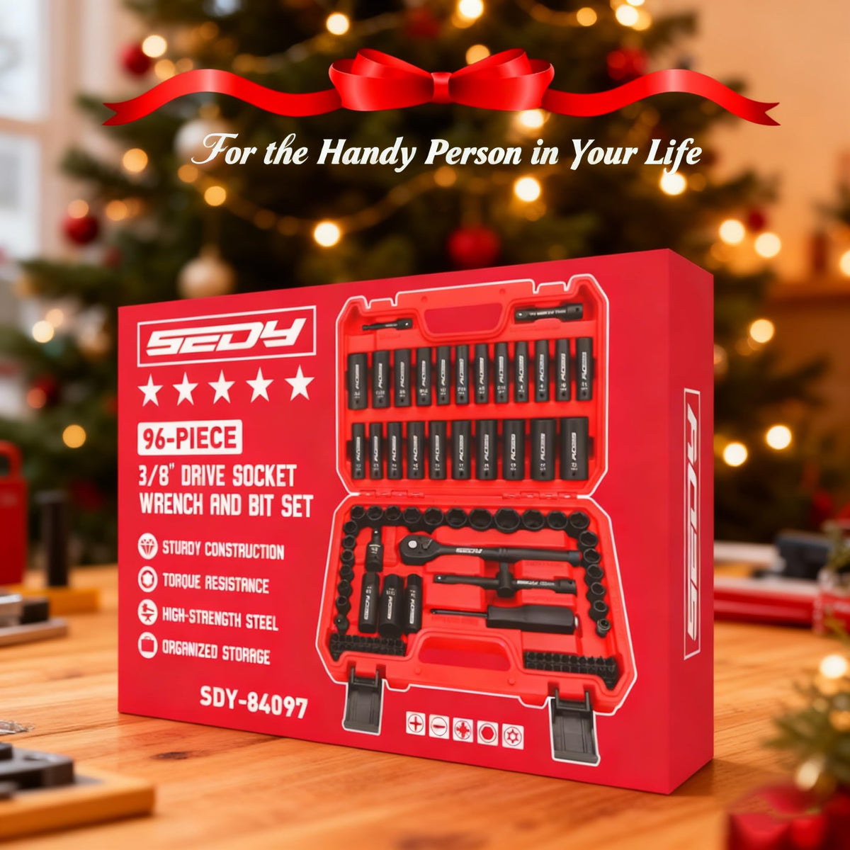 SEDY bit holder and power bits simplify driving tasks.