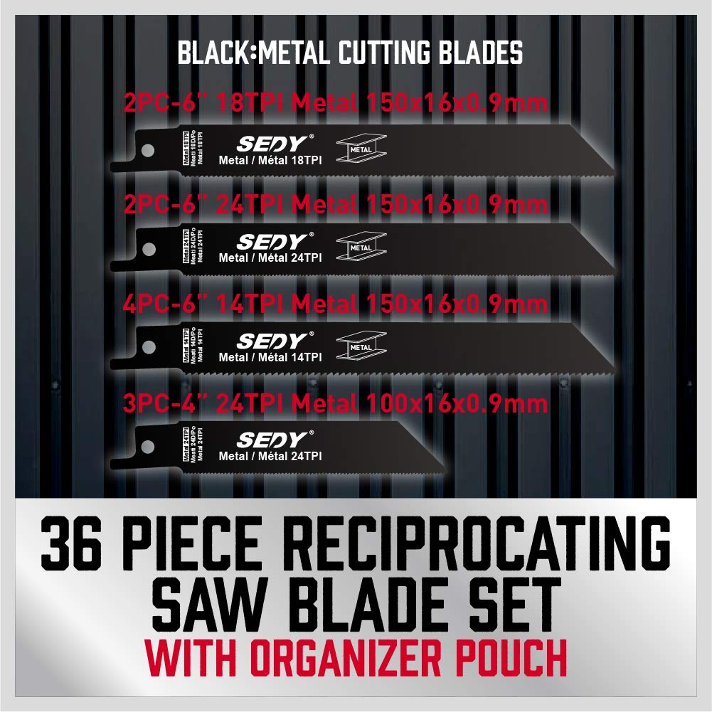 SEDY blade storage pouch keeps blades organized and portable