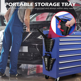 SEDY car chassis work demonstrates compact wrench set in use