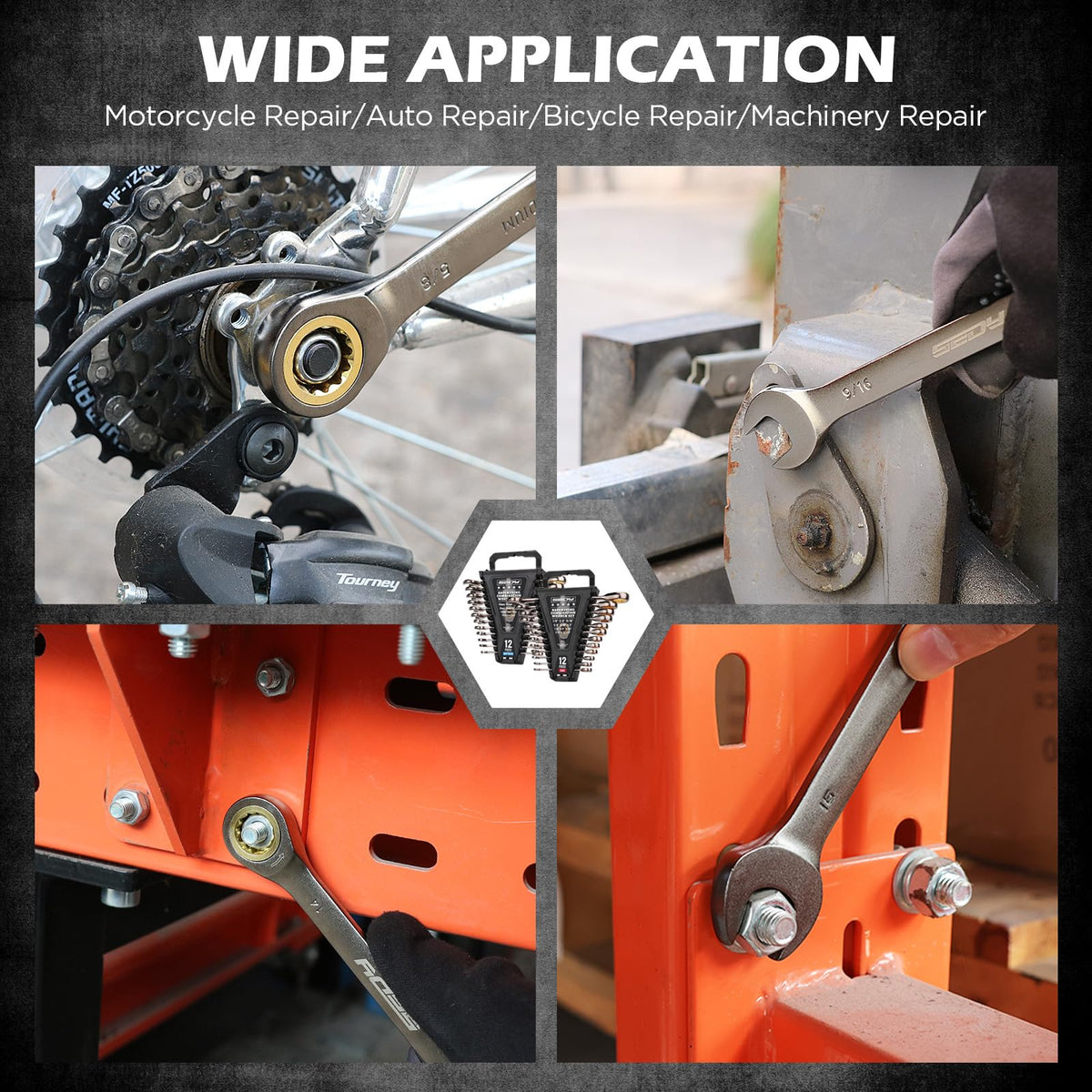 SEDY sturdy organizer case keeps wrenches neatly arranged
