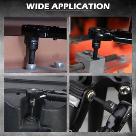 Sedy Cr-V steel construction delivers high torque and durability.
