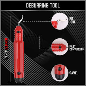 SEDY deburring tool in high-speed steel refines pipe edges after cutting