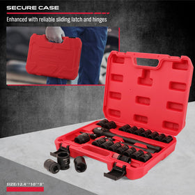 SEDY durable carrying case keeps sockets organized and portable.