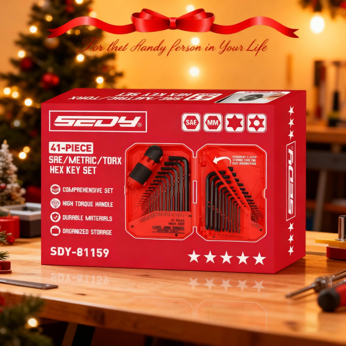 Sedy rust-resistant hex keys designed for heavy-duty tasks