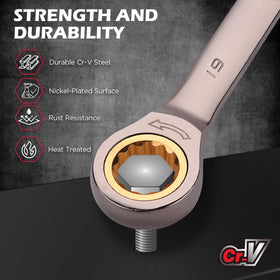 SEDY ergonomic long-handle design improves leverage for tough bolts
