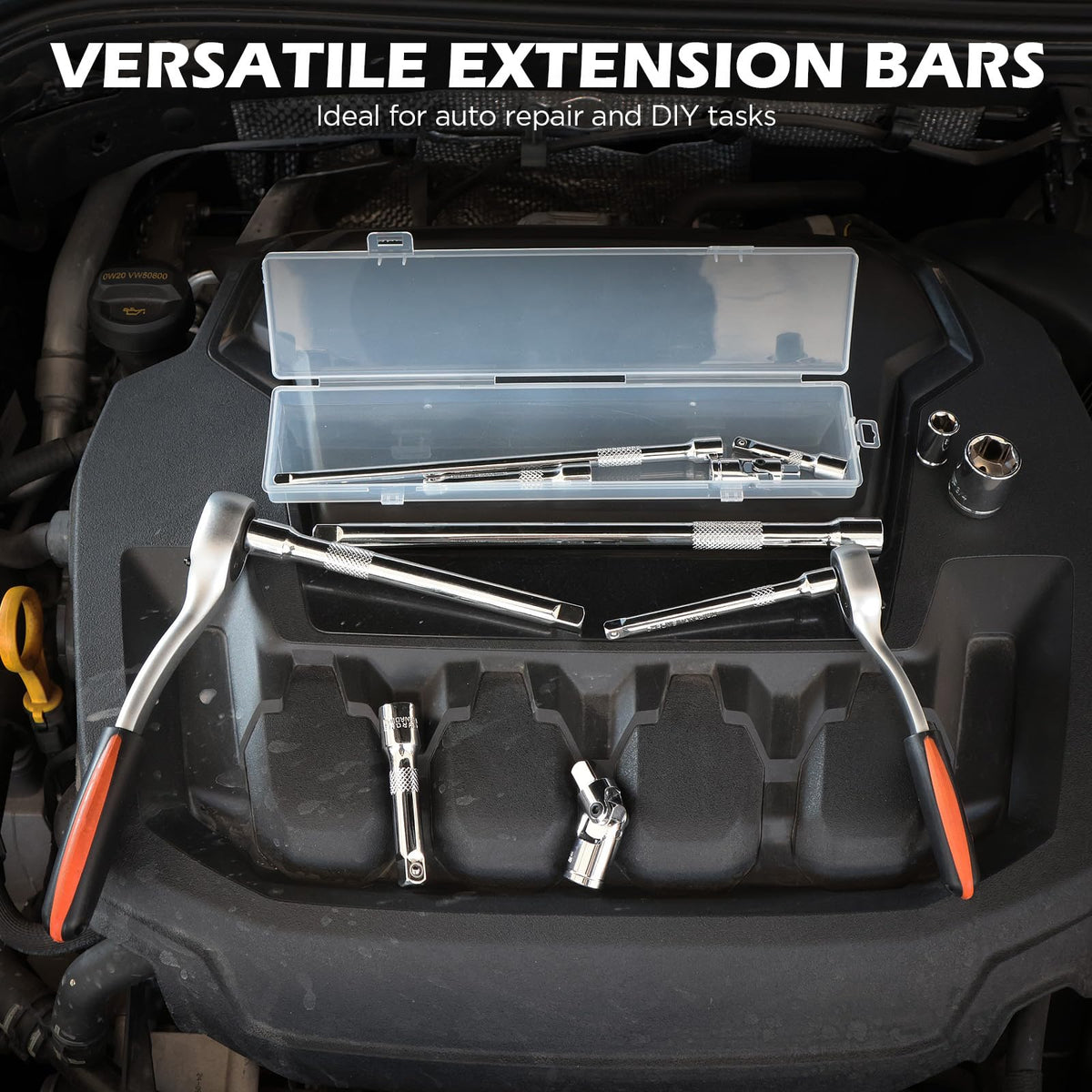 SEDY extension set 10in 1-4in drive extends reach for hard to reach fasteners