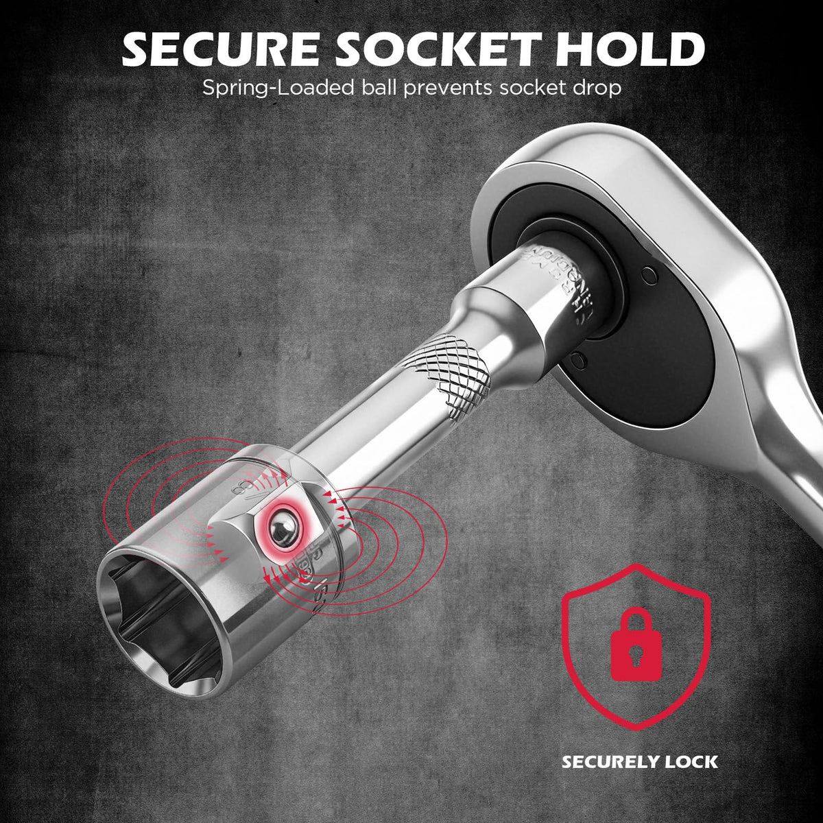 SEDY extension set 8in 1-4in drive reaches recessed bolts with ease