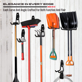 SEDY extension straps included to secure long gear to wall hooks