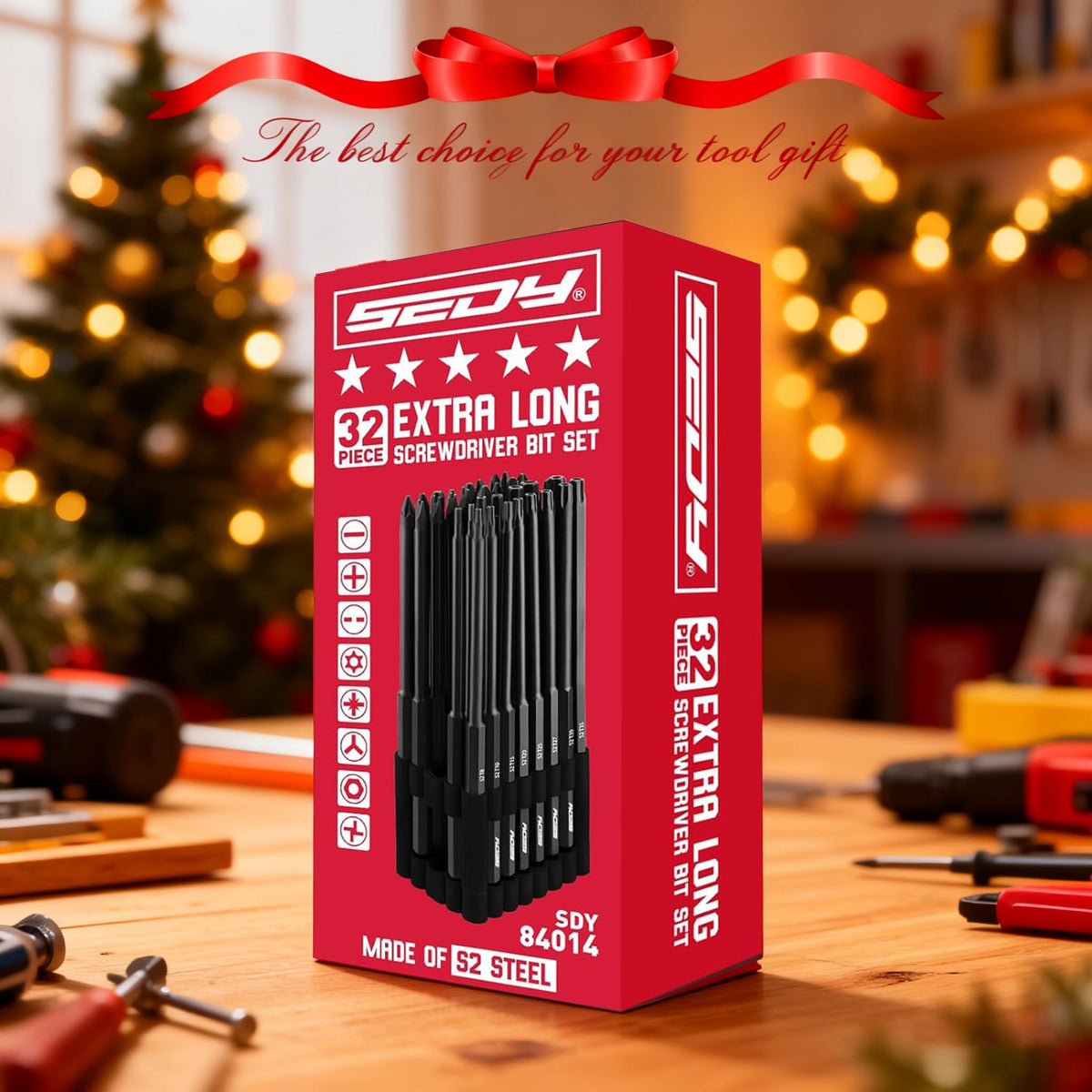 SEDY compatible with impact drivers and drills for versatile use