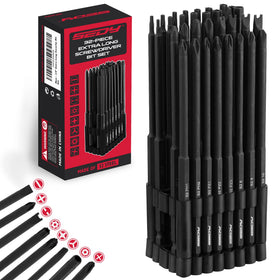 SEDY extra long bit set torx bits in case for tamper-proof screws